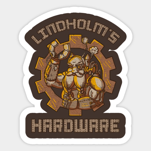 Lindholm's hardware Sticker by LegendaryPhoenix